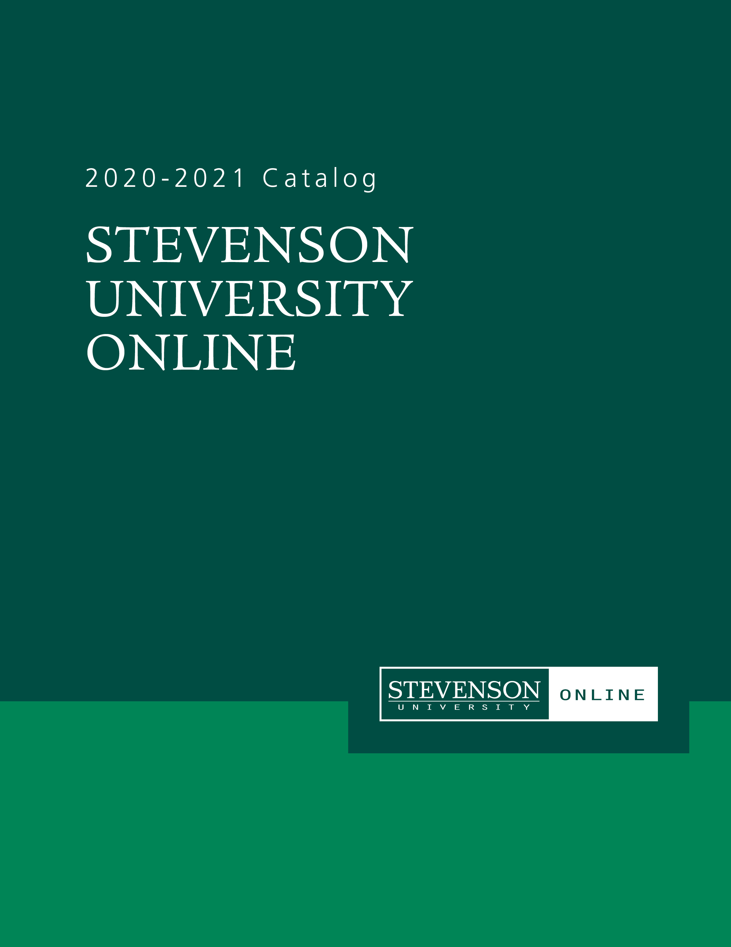 2020-2021 Stevenson University Online Catalog