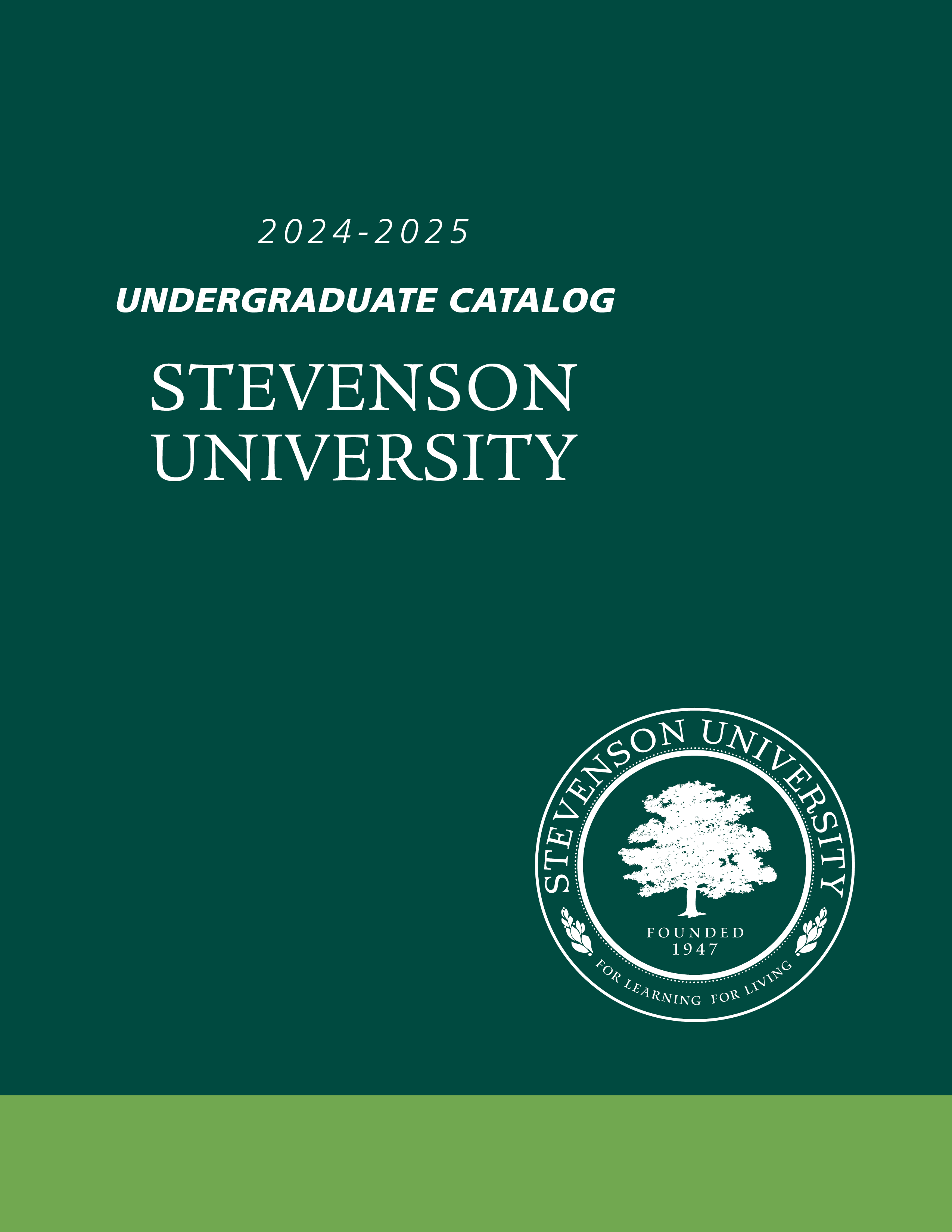 2024-25 Undergraduate Catalog Cover