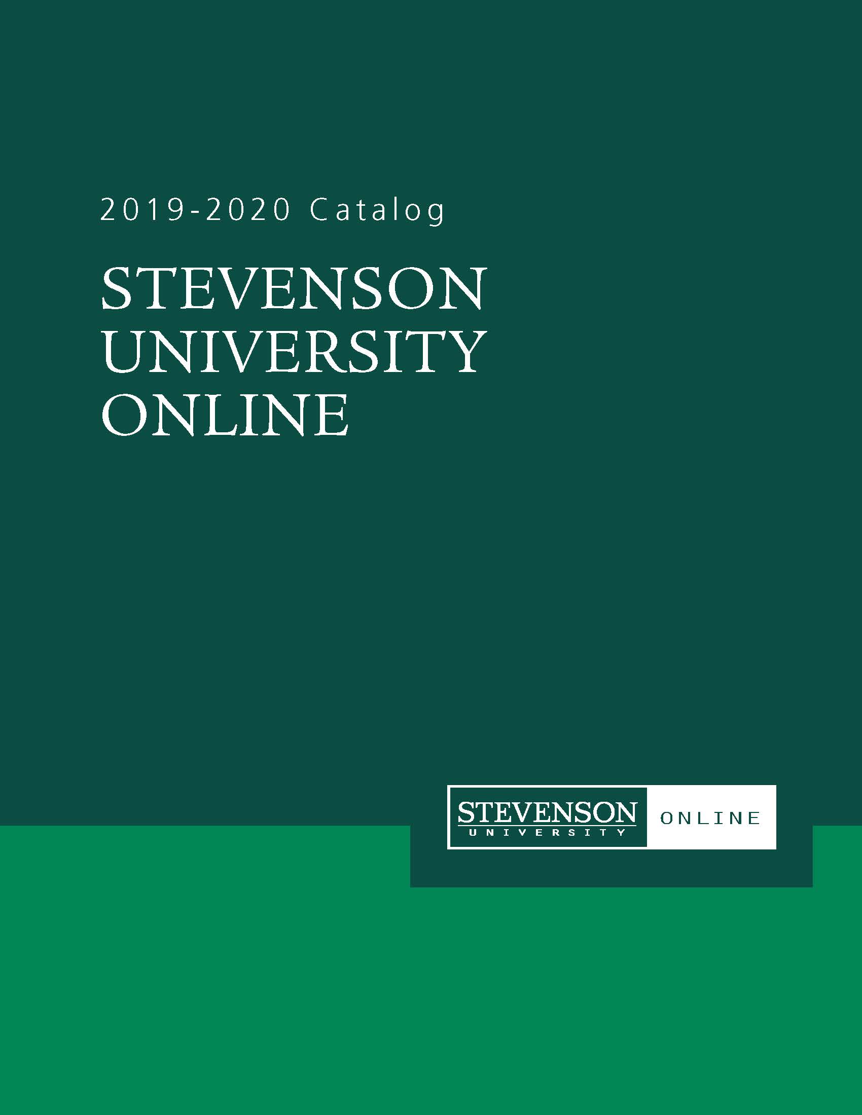 This is the 2019 - 2020 SUO catalog.